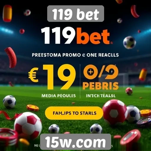 Ofertas promocionais disponíveis na 119 bet